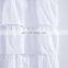 I@home Modern Wholesale Eco Friendly Waterproof Bathroom White Ruffle Shower Curtain Polyester