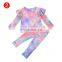Fall Toddler Girls Clothing Sets Long Sleeve Tie Dye Shirt & Long Pant 2pcs Clothes Set