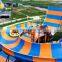Aqua park fiberglass spiral water slides big water slide for adult