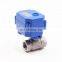 5v 12v 24v female thread screw SS304  motor  dn15 1/2 inch  DN20 3/4inch DN25 1 inch  ball valve