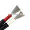 Red Black 25 Square mm electric wire battery dc solar cable for solar panel