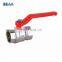 PN25 Forged Brass Ball Valve DN80 with Lever Steel Handle