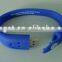 Bracelet Style and rubber silicone Material rubber silicone bracelet wristband usb flash drive