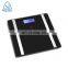 High End Digital Electronic Personal Analyzer Glass High Water Body Fat Scale
