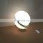 Nordic Glass Shade Metal Lamp Holder LED Table Light Decorative Indoor Table Lamp
