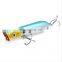 10 colors  8cm 11.4g  Fishing Bait Saltwater Topwater Trout Bass Salmon Popper Bait