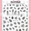 2021 Hot Sell Custom New Design Fern Leaves Nail Decoration Sticker Plastic DIY 3d Nail Art Stickers