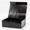 Glossy laminated wholesale stock 25pcs black magnetic closure gift box wholesale