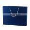 Cardboard paper handbag with custom logo durable bag for products packaging gift packing bag with ribbon handles luxury