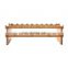 2-Tier Stackable Bamboo Wine Rack Perfect for Bar, Wine Cellar, Basement, Cabinet, Pantry, etc. factory