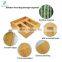 Bamboo Food Bag Storage Organizer for Drawer, Laser Printing Food Sandwich Storage Bag Organizer Holder, Plastic Bag