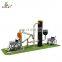 Double Sit Disable Fitness Equipment For Adult In Outdoor Fitness Device Used In Public Park And Community