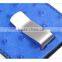 Luxury High Quality Genuine Ostrich Skin Leather RFID Credit Card Holder Wallet with money clip