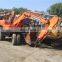 Good engine condition Used Doosan dh140 14 Ton Excavator/ SECOND HAND wheel Excavator