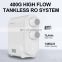 New style 400GPD under sink tankless drinking ro water purifier machine water purifier filter