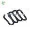 7.5*80mm D type Safety Carabiner snap hook spring hook plated Black Coated