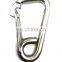 JRSGS Wholesale Snap Hook Delta Simple Snap Hook 304 316 Stainless Steel Spring Climbing Button Carabiner