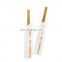 Eco-friendly Natural Bamboo Carbonized Sushi Chopsticks Brown Color With Paper Package