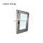 China window industrial aluminum alloy black frame tilt or turn window tempered glass sound insulation glass