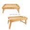 Waterproof Foldable Bamboo Breakfast Food Dinner Serving Bed Table Tray