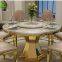 hot sale stainless steel marble dining party table for wedding event used