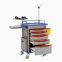 Medical Equipment Lightweight Room Service Trolley Emergency Trolley Hospital Trolley