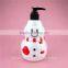 Christmas product snowman shaped bottle for cosmetics packaging