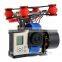 Poplar Professional Metal Brushless Camera Gimbal Mount for Gopros Camera