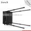 Professional aluminum MP3 makeup beauty trolley case for makeup artist