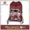 Cheap promotional red 210D drawstring bags