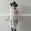 2016 summer lace tops hot cotton lace fabric long sleeve lace dress