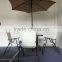 Outdoor Furniture Garden Pool Yard table With umbrella Hole in Middle