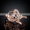 LKN18KRGPR715 Fake Jewelleries Tin Alloy 18K Rose Gold Plated Ring
