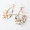 crystal stone drop earring