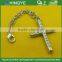 2015 New Arrive Metal Cross Shape with Rhinestone Charms For Dress -- ML5003