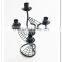 LC-76441 Antique decoration old candle holder with cobweb