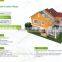 Prefabricated Villa Style Steel Prefab House/light steel sturcture concrete house/one room hotel