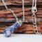 Silver Chain Crystal Pendant Necklaces for Women
