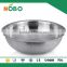 Punching stainless steel food cover with bead