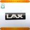 custom metal highlight embossed aluminum name plate label gold nameplate