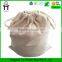 Organic cotton drawstring bag for storage small drawstring gift bag