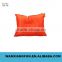 Flocked square inflatable camping travel pillow