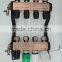 Copper pipe manifold for floor heating system with ball valve
