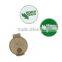 Use any logo metal golf ball marker for golf gift