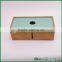 FB bamboo gift storage box with color lid