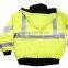 Cheap High Visible Road Safety Winter Reflective Jacket Yellow Work Jacket Winter Waterproof Coat
