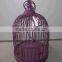 Decorative small round metal bird cages