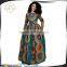 New Design Ladies' Fashion Maxi Dress High Quality Women African Ethnic Print Dress