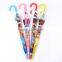 Auto Open Printing Cartoon Umbrella With Whistle