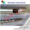 HDPE extruder screw and barrel for film inflation machine